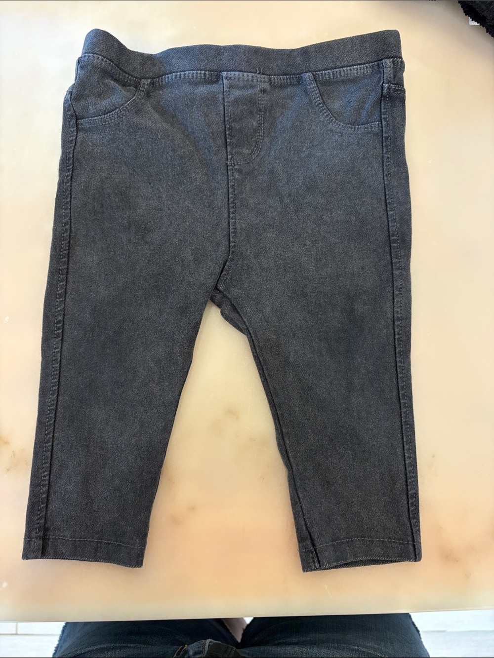 Zara Dark Gray Stretch Ponte Leggings